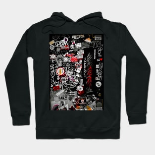 Street Graffiti Tag Stickers NYC Hoodie